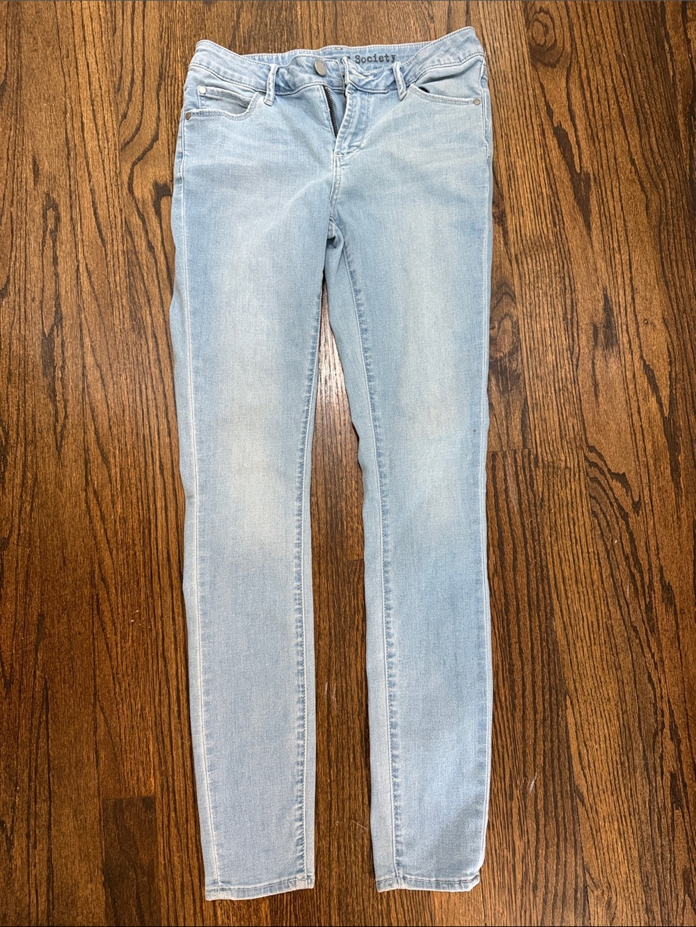 Articles of Society Size 26 Light Wash Skinny Jeans